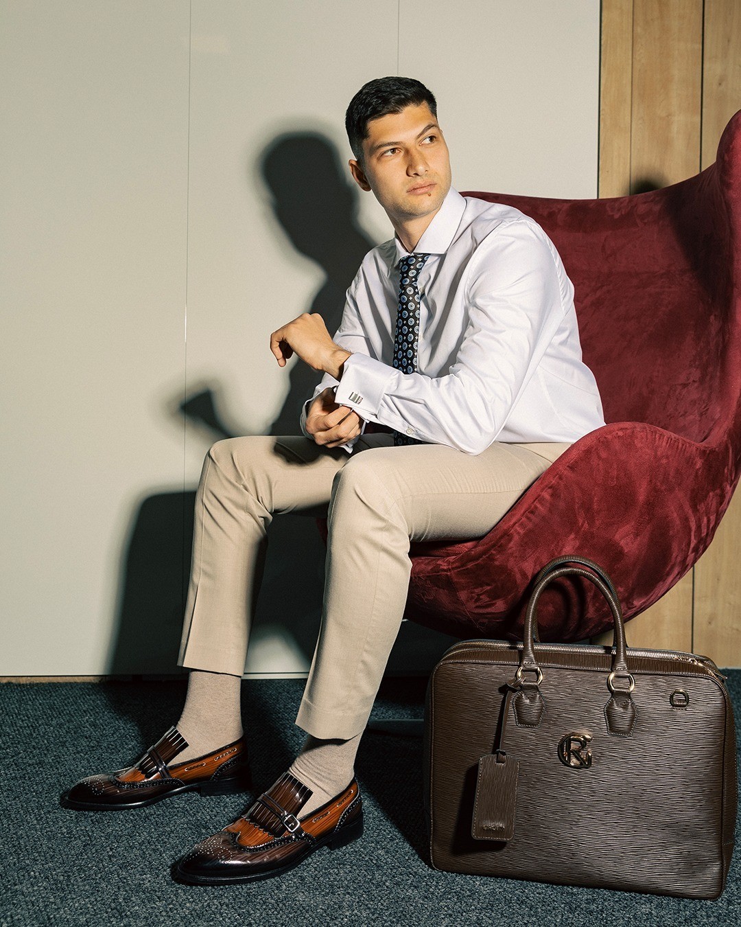 model - Darin for Girotti Shoes